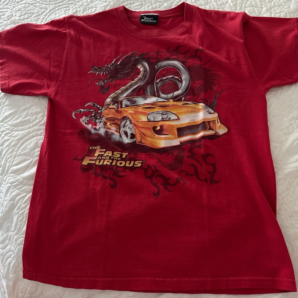 Red Fast and Furious Kids T-Shirt